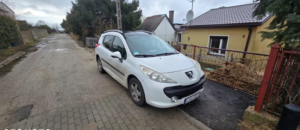 samochody osobowe Peugeot 207 cena 12800 przebieg: 205000, rok produkcji 2009 z Międzybórz